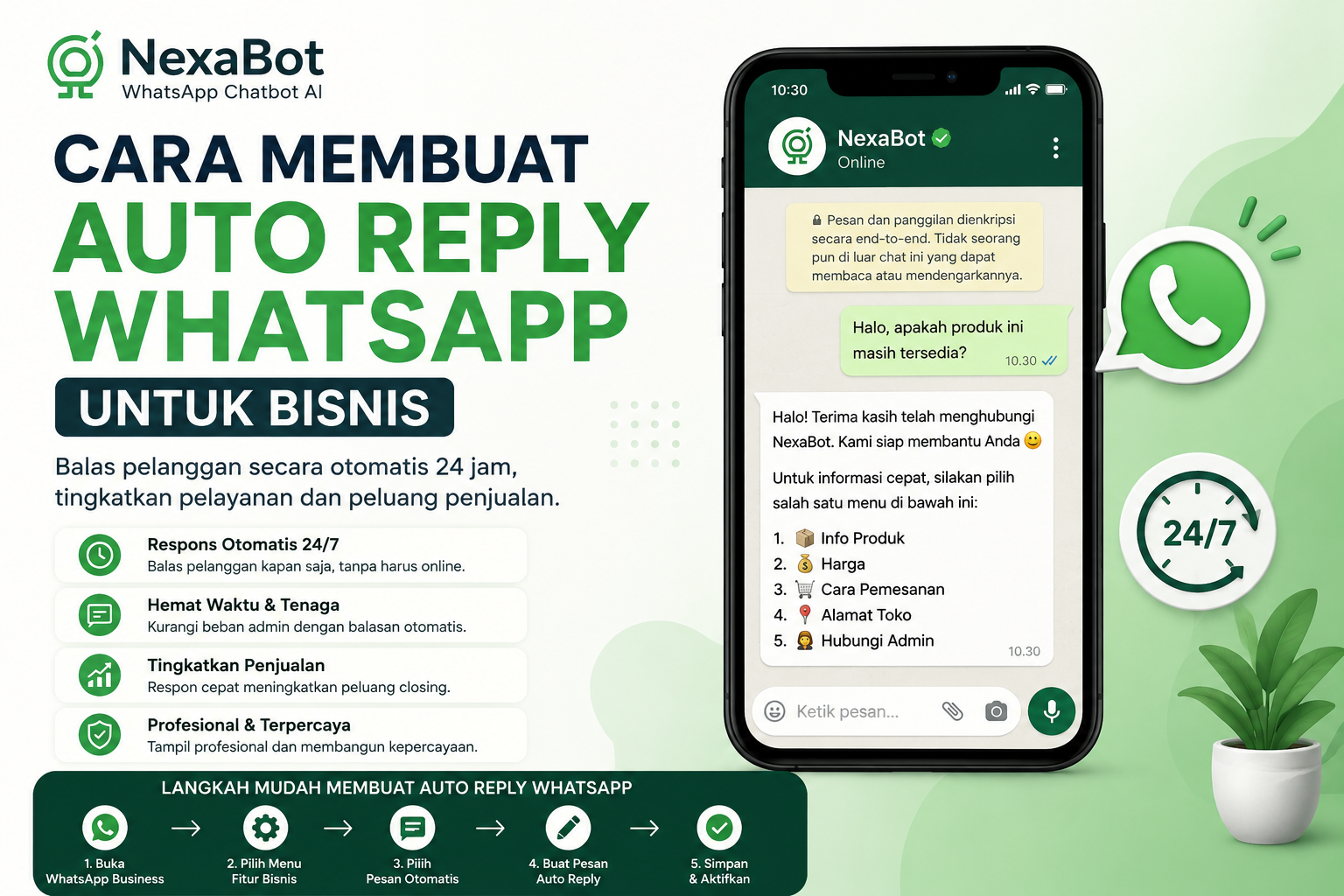 Cara Membuat Auto Reply WhatsApp untuk Bisnis