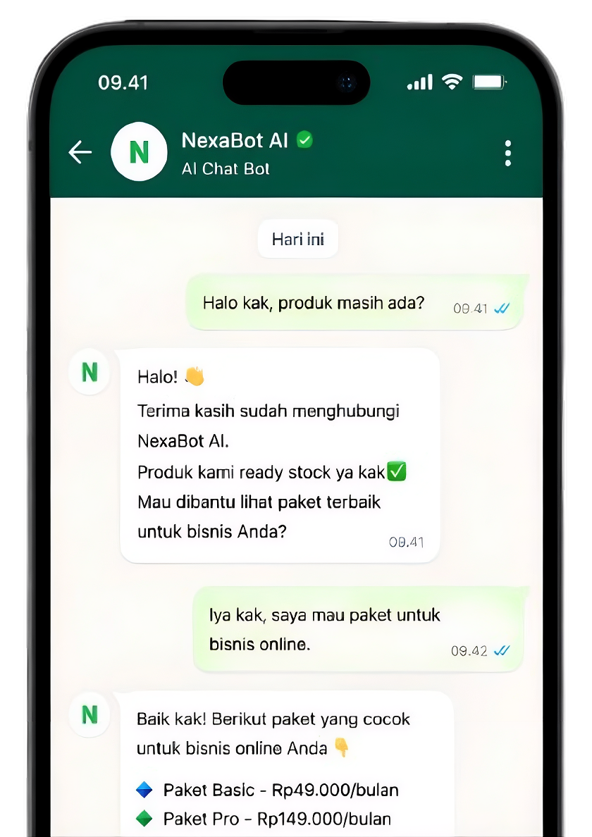 NexaBot AI landing image